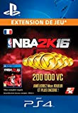 200,000 VC NBA 2K16 [Extension De Jeu] [Code Jeu PSN PS4 - Compte français]