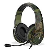 4Gamers Officially Licensed Pro4-70 PS5/PS4 Casque PS4 Motif Camouflage forêt Woodland 236922