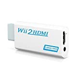Adaptateur Wii vers HDMI, GANA Wii vers HDMI Convertisseur connecteur avec 1080p/720p Sortie Vidéo et Audio de 3,5 mm – ...