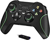 AUFGLO Wireless Controller for Xbox One, PC Gamepad with 2.4G Wireless Adapter, Built-in Dual Vibration, Compatible with Xbox One/One S/One ...