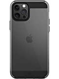 Black Rock - Coque Air Robust Case Compatible avec Apple iPhone 12/12 Pro I Coque de Protection Transparente, Fine (Noir)
