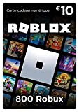 Carte Cadeau Roblox - 800 Robux (article virtuel exclusif inclus] (Code digital pour ordinateur, téléphone, tablette, Xbox One, Xbox Series ...