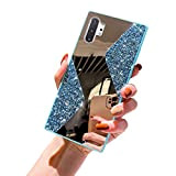 Compatible avec Samsung Galaxy Note 10 Pro Coque en Silicone de Miroir Glitter Paillette Brillant Strass Bling Etui Souple TPU ...