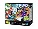 Console Nintendo Wii U 32 Go noire + Mario Kart 8 préinstallé +Splatoon (code de téléchargement)