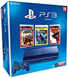 Console PS3 500 Go bleue + Motor Storm : Pacific Rift - essentials + Uncharted 2 : among thieves - ...