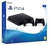 Console Sony Play CSL PS4 SLIM 1TO BL + 2 DS