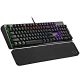 Cooler Master CK550 V2 Mechanical Gaming Keyboard - RGB Backlight, On-the-Fly Controls, Aluminium Top Plate and Wrist Rest Included - ...