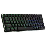 Cooler Master SK622 Wireless gaming keyboard - Compact 60% layout, Slim mechanical switches, RGG lighting per key, Bluetooth and cable ...