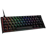 Ducky One 2 Mini Gaming Tastatur, MX-Speed Silver, RGB-LED, Schwarz