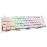 Ducky One 2 SF Blanc Clavier Gaming Mécanique RGB Éclairage, Clavier Cherry MX Speed Silver, Mini Clavier Gamer Blanc Disposition ...