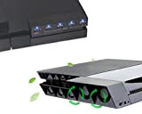 ElecGear PS4 Refroidisseur Ventilateur et USB Hub Combo Kit, External Ventilateur de Refroidissement de Auto Contrôle de la Temperature, USB ...