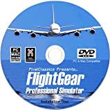 FlightGear Flight Simulator 2022 X Premium Deluxe Edition Flight Sim Avion et hélicoptère avec plus de 600 DVD d'avion CD ...