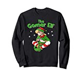 Gamer Girl Elf | Video Game Player Gift | Gaming Christmas Sweatshirt
