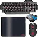 HND Pack Clavier Souris Tapis Gamer Pro Rapid Fire + Convertisseur Switch, PS4, PS3 et Xbox One