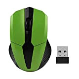 IKIYA Souris Gaming Souris sans Fil 2.4Ghz Réglable 1200DPI Optical Gaming Mouse Wireless Home Office Jeux vidéo (Color : Green1, ...