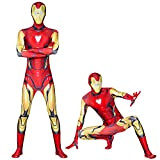 Iron Man Body BodySuit Adultes Kids Costumes Costumes Costumes Halloween Fancy Robe Jumpsuit Zentai 3D Super héros Anime Movie Costume ...