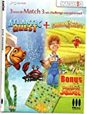 Jeu PC 3 jeux de Match 3 Atlantic Quest - Farm Quest - BumbleBee Jewel