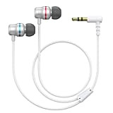 KIWI design Écouteurs Compatible avec Quest 2 Rift S, Stereo Intra-Auriculaires avec 3D à 360 Degrés Capuchons(Argent, 1 Paire)