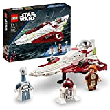 Lego 75333 Star Wars Le Chasseur Jedi d’Obi-Wan Kenobi, Jouet de Construction, avec Minifigurine Taun We, Figurine Droïde, Sabre Laser