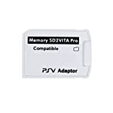 LICHIFIT Adaptateur de Carte Micro SD SD2VITA PSV pour Carte mémoire de Jeu PS Vita 1000/2000 avec micrologiciel 3.60 ou ...