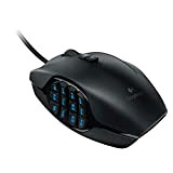 Logitech G600 MMO Gaming Mouse RGB Backlit 20 Programmable Buttons Bouchon d'oreille 4 Centimeters Noir (Black), 910-002864