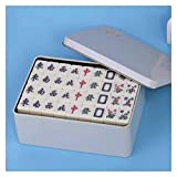 Mahjong Mah-Jong Mini 144 Carrelage Mahjong Jeux de Voyage Jeux de Voyage Chinois Traditionnel Mahjong Jeux, Taille Portable et Poids ...