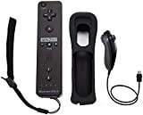 Manette de Jeu Motion Plus pour Wii et Wii U, Accélérateur de Jeu Télécommandé Elégant pour Nintendo Wii et Wii ...