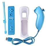 Manette de Wii et Wii U de Jeux Motion Plus Accélérateur de Jeux Télécommande Elégents pour Multijoueurs avec Housse de ...