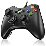 Manette Xbox 360, Manette PC, Manette Filaire pour Xbox 360/ Slim / PC Windoes 7/8/10/XP Joystick Xbox 360 Gamepad USB ...