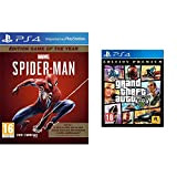 Marvel's Spider-Man pour PS4 - Edition Game of The Year (GOTY) & GTA V - Edition Premium
