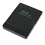 OSTENT Haute Vitesse 64 Mo Carte Mémoire D'unité Compatible pour Sony Playstation 2 PS2 Slim Console Video Games