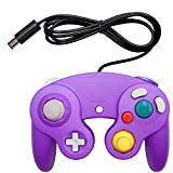 OSTENT Wired Choc Classique Controller Gamepad Joystick Joypad Compatible pour Nintendo GameCube NGC Wii Console Jeux Vidéo Couleur Violet