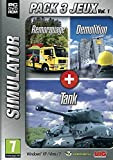 Pack 3 Jeux Simulator Vol.1 : Remorquage + Démolition + Panzer