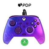 PDP REMATCH XBOX filaire manette Purple Fade for Xbox Series X|S, Xbox One, Officially Licensed
