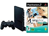 Playstation 2 noire + singstar pop hits