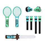 Pour interrupteur poignée corps épée photosensible + sangle de sport + raquette de Tennis + bracelet 7 en 1 ensemble ...
