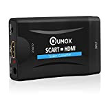 QUMOX 1080P Péritel vers HDMI MHL Audio converdisseur Adaptateur vidéo pour TV HD DVD Sky Box