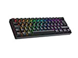 Ranked N60 Nova Clavier Mécanique de Jeu 60% | Hot Swap Gaming Keyboard | 62 Touches Programmables | RGB LED ...