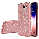 Robinsoni Samsung Galaxy J6 2018 Coque Glitter de Luxe,Coque Silicone Glitter Sparkle Paillette Strass Brillante Etui Housse de Protection Souple ...