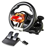 Serafim Volant R1+ Racing Gaming avec pédale sensible et levier de vitesse Prend en charge 9 plateformes : Xbox One ...