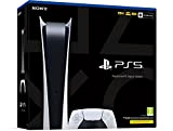 Sony PlayStation 5 Digital Edition, PS5 avec 1 Manette Sans Fil DualSense, Couleur : Blanche - Import