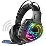 Spirit Of Gamer | Casque Gaming sans Fil RGB | Compatible PS5, PS4, Switch & PC | Casque Gamer avec ...