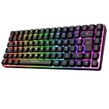 SPIRIT OF GAMER - Clavier Gamer Sans Fil RGB - Clavier TKL Compact 65% - Touches Semi-Mécanique dont 25 Anti-Ghosting ...