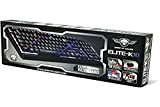 SPIRIT OF GAMER Clavier Gaming Semi-Mécanique "ELITE-K10" USB / Rétro-éclairage LED Spirit 3 couleurs rouge ,bleu, violet / 19 touches ...