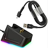 Station de Charge avec Câble de Charge USB de 1,5 m pour Razer Naga Pro/DeathAdder/Basilisk/Viper Ultimate Gaming Mouse, Station d'accueil ...