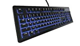 SteelSeries Apex 100, Clavier Gaming, Rétroéclairage Bleu, Logiciel de configuration (PC / Mac) - Clavier US