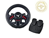 Subsonic - Subsonic - Volant Racing Wheel Universal, palettes, de vitesses et pédalier pour Playstation 4 PS4 Slim/Pro, Xbox One,PC, ...