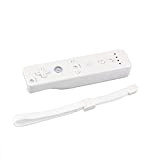 Teepao Pro Wii Manette sans fil Design ergonomique contrôleur positionnement télécommande sans fil Contrôleur pour Nintendo Blanc