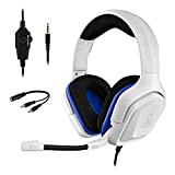 THE G-LAB Korp COBALT Casque Gaming PS5 - Micro Casque Gamer Audio Stéréo, Ultra Léger, Fortes Basses - Micro 3.5mm ...