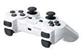 TheMax® Manette de jeu PS3 sans fil blanche avec câble de chargement pour manette PS3 Blanc